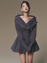 GREY SELENA DRESS