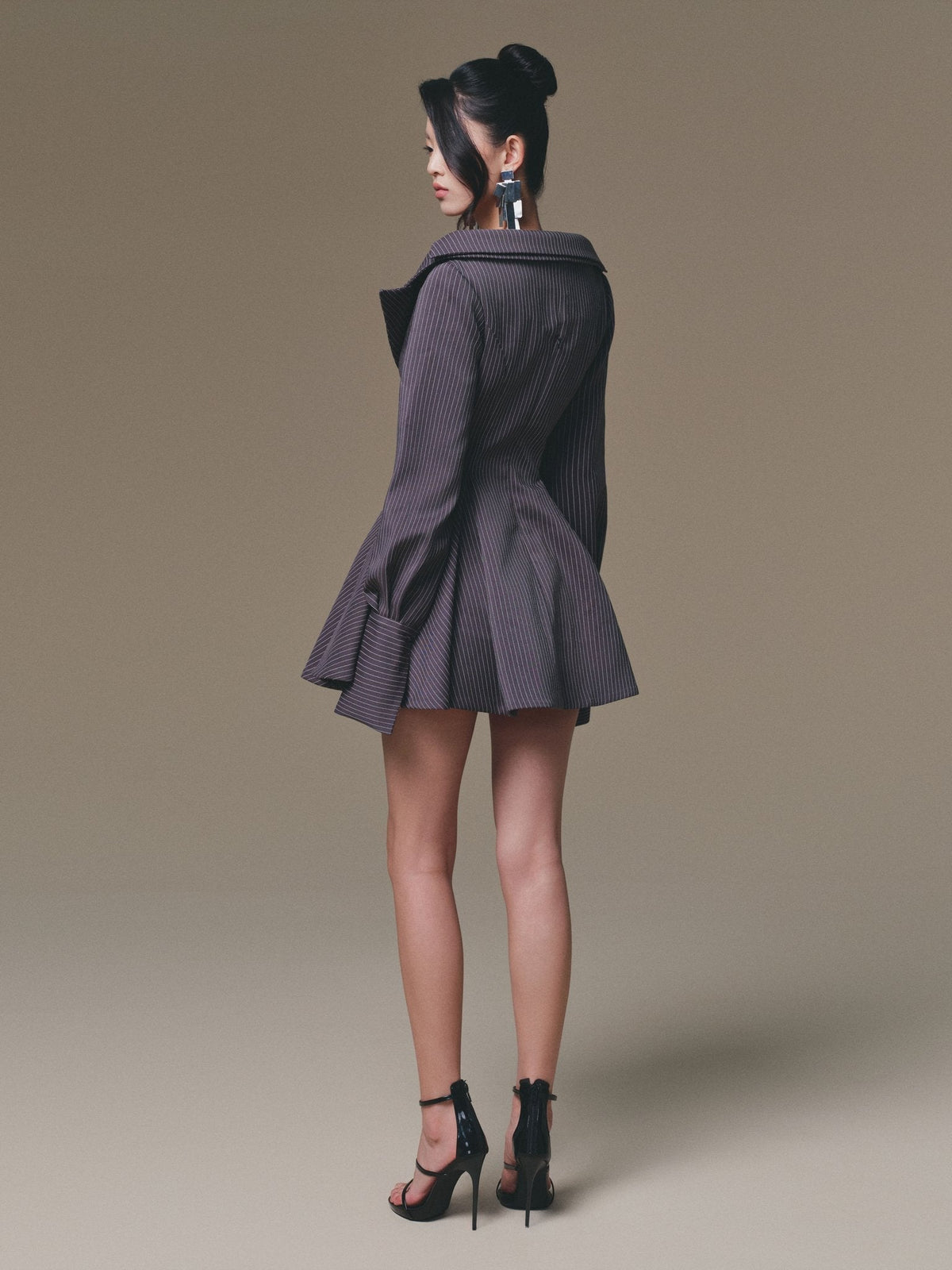 GREY SELENA DRESS