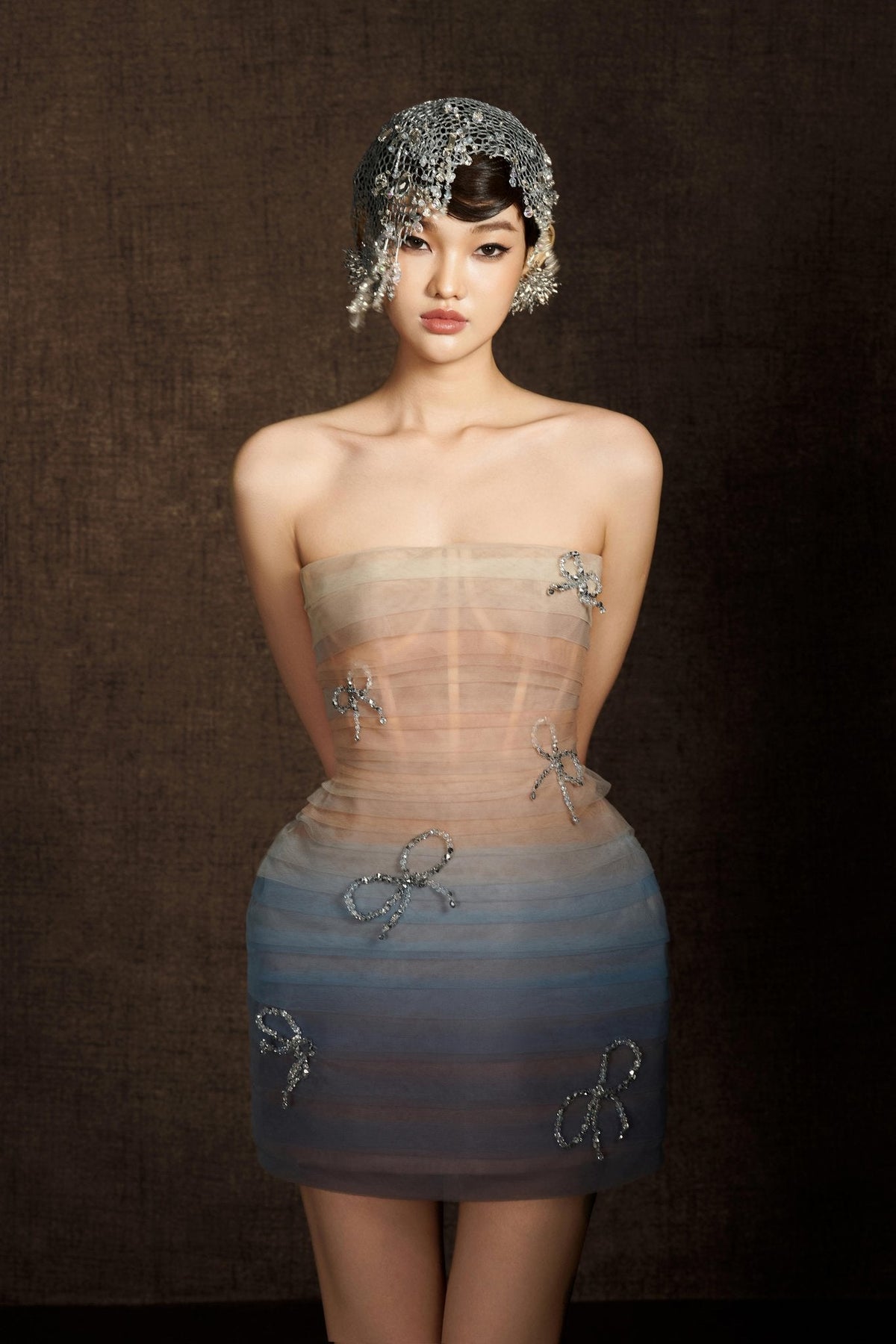 BLUE SHADING DRESS