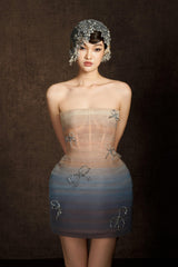 BLUE SHADING DRESS