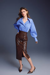 BLUE TAILORED SHIRT