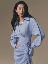 BLUE SAILING DRESS