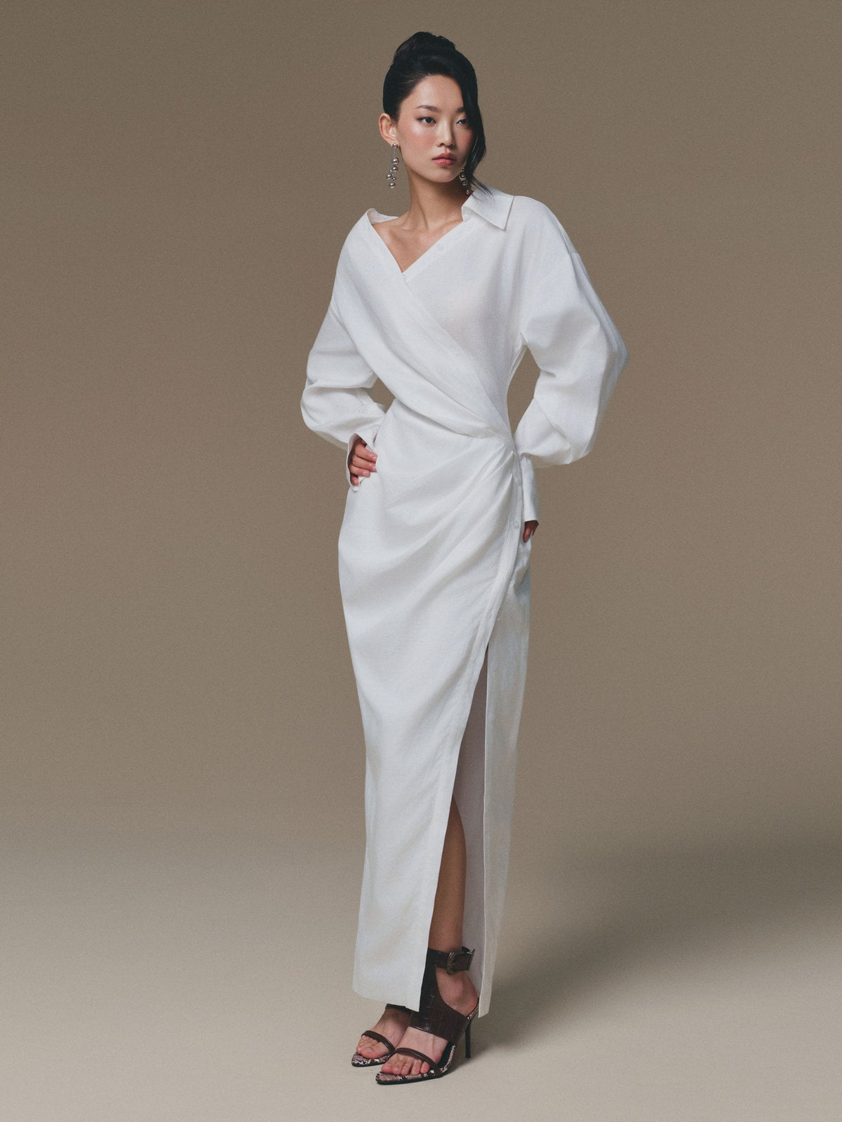 WHITE SAILING DRESS