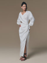 WHITE SAILING DRESS