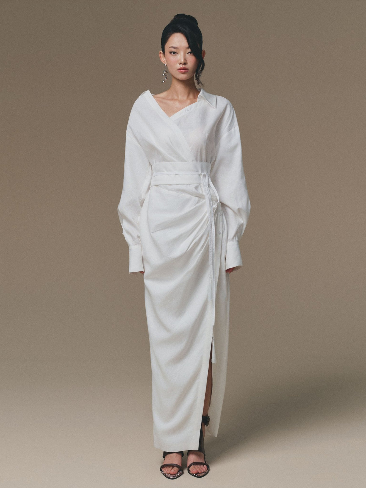 WHITE SAILING DRESS