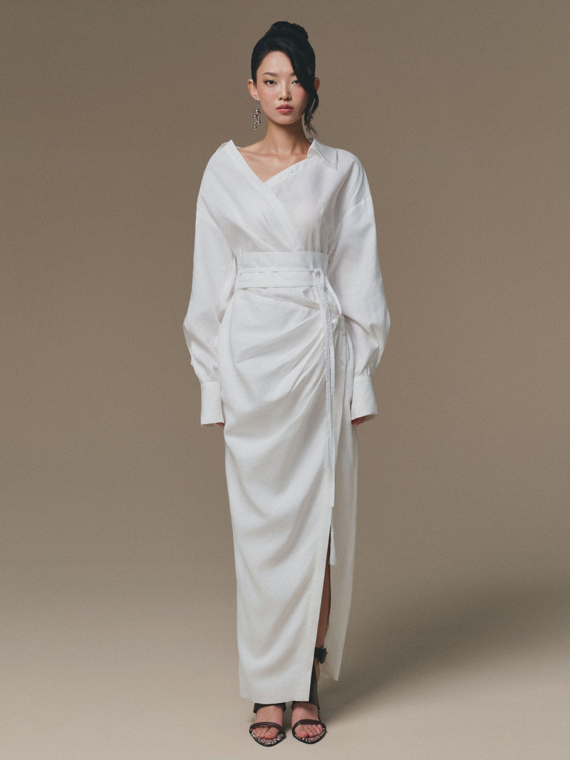 WHITE SAILING DRESS