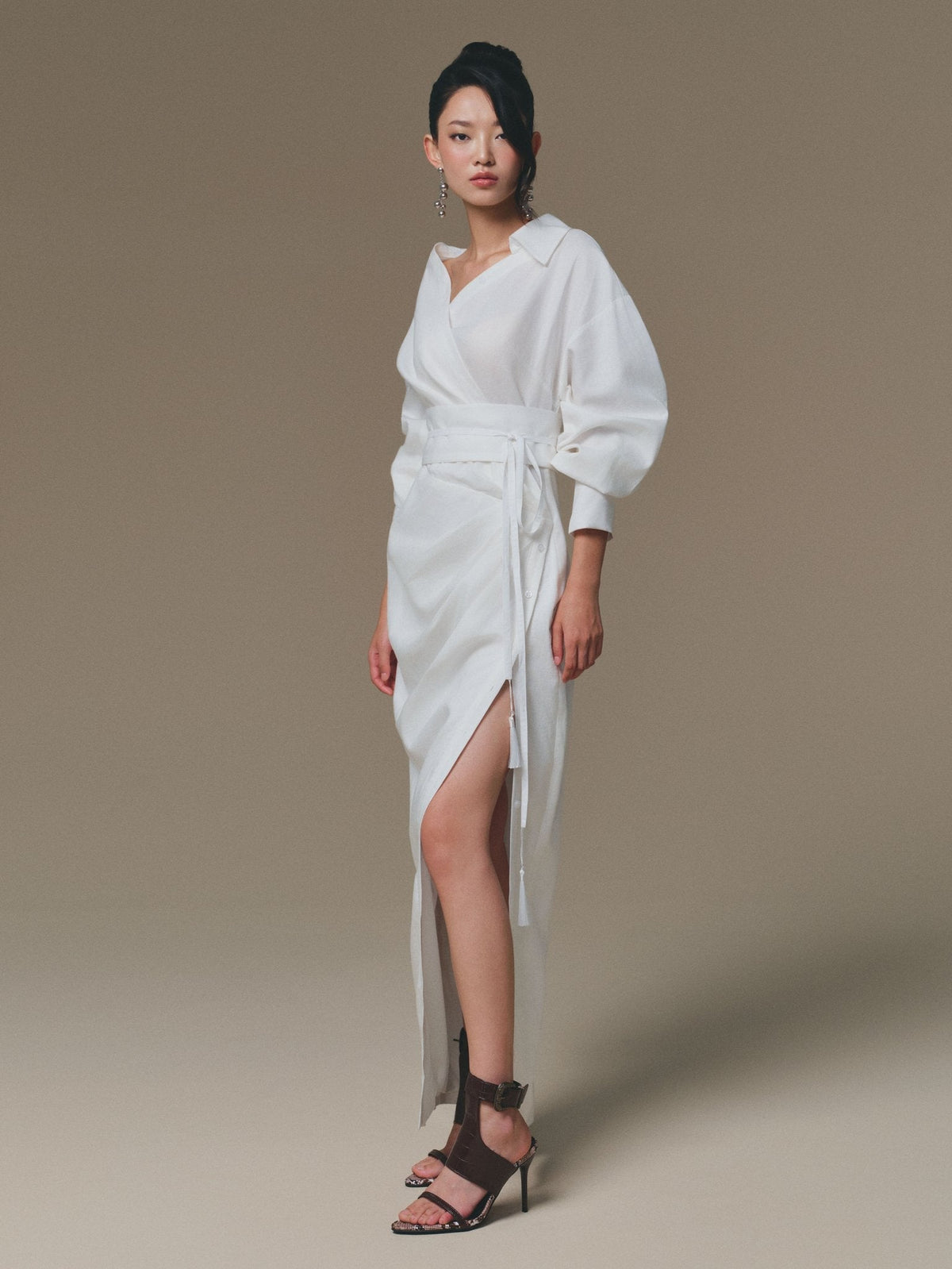 WHITE SAILING DRESS