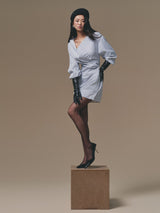 STRIPE SAILING MINI DRESS