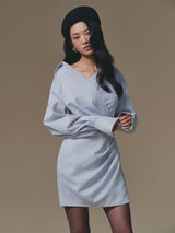 STRIPE SAILING MINI DRESS