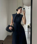 BUTTON FRONT DRESS