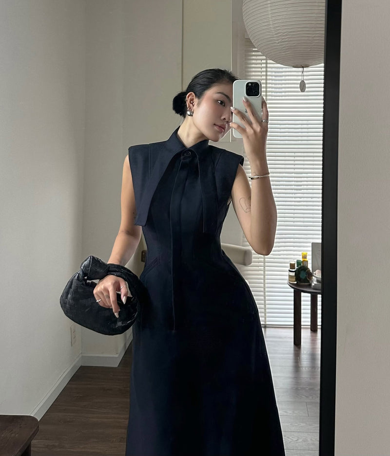 BUTTON FRONT DRESS