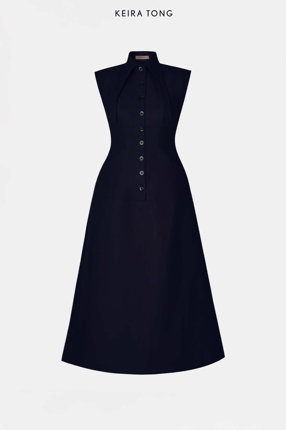 BUTTON FRONT DRESS