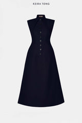 BUTTON FRONT DRESS