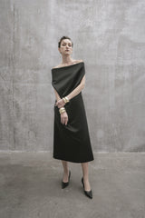 s25-womens-black-taffeta-dress fortythree astoud