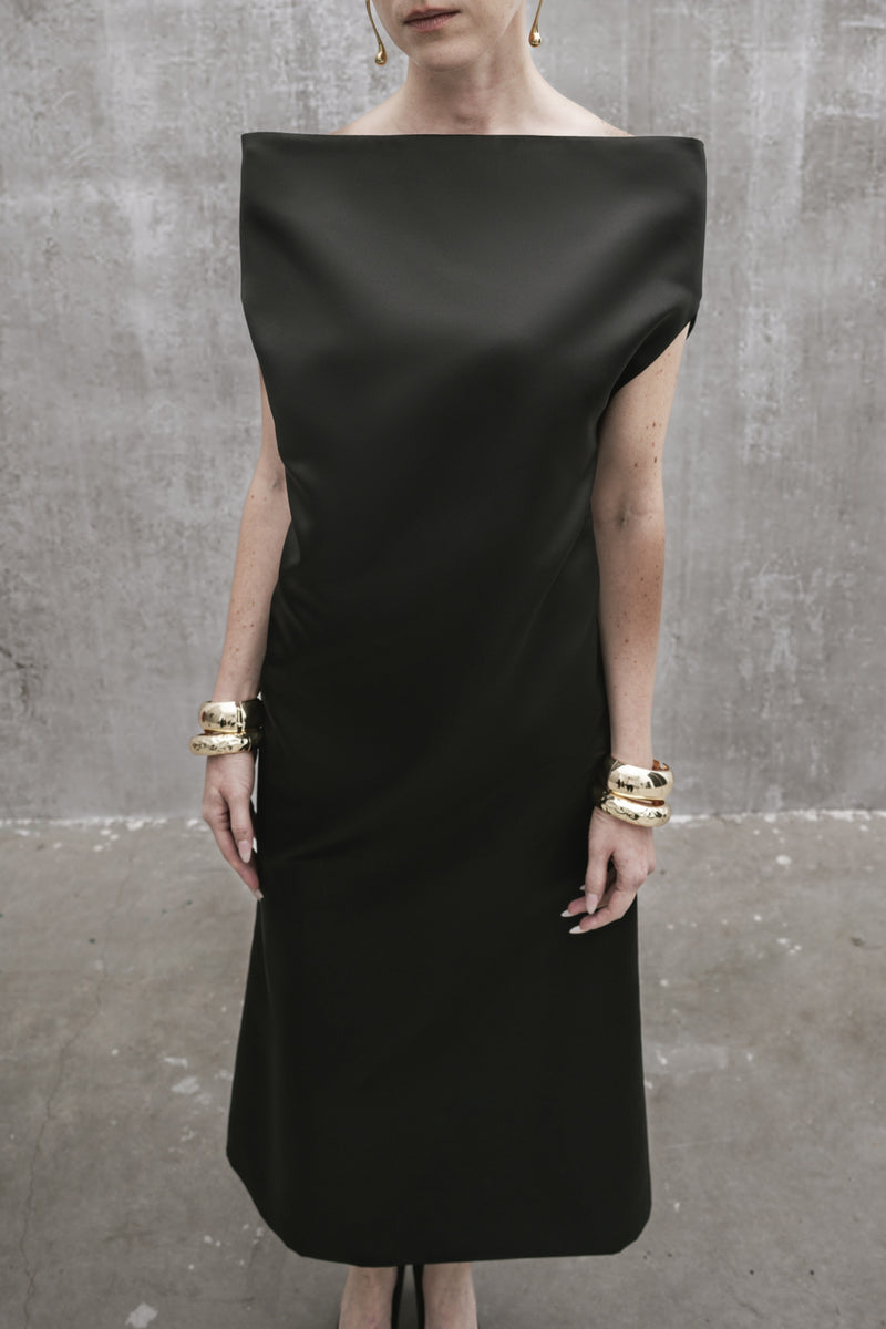 s25-womens-black-taffeta-dress fortythree astoud