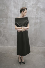 s25-womens-black-taffeta-dress fortythree astoud