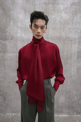 s25-mens-burgundy-silk-top fortythree astoud