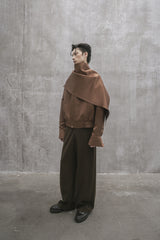 s25-unisex-brown-taffeta-jacket fortythree astoud