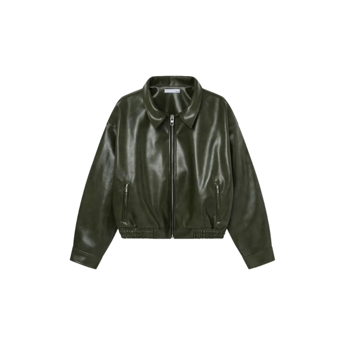 Olive Yankee Leather Jacket