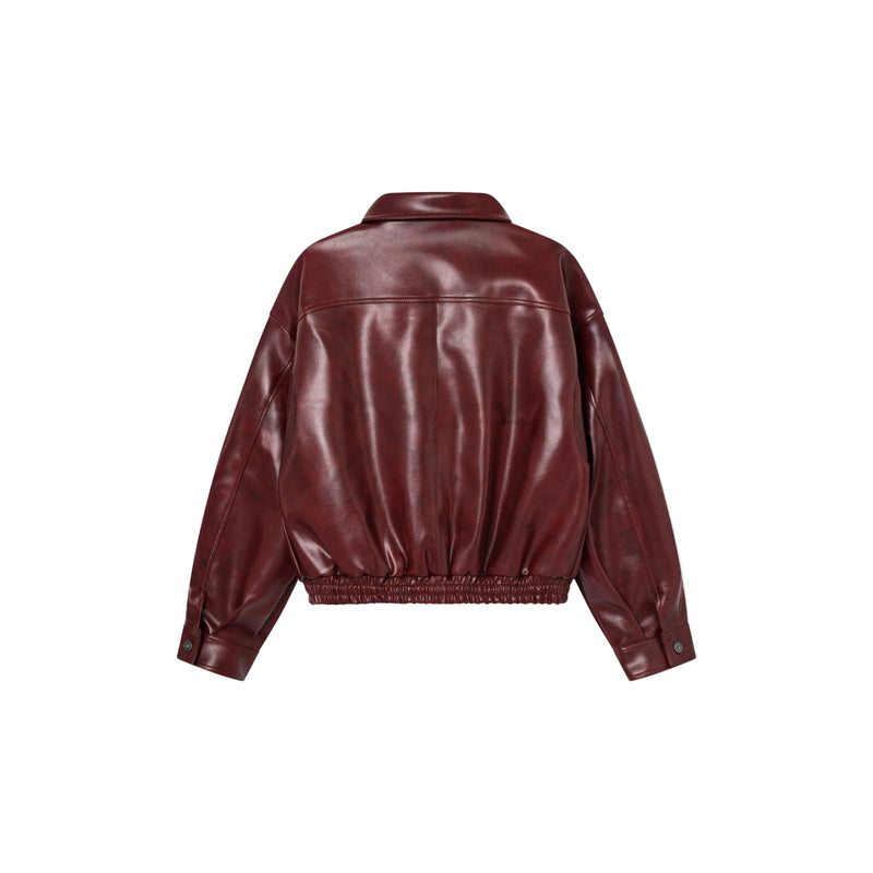 RED YANKEE LEATHER JACKET