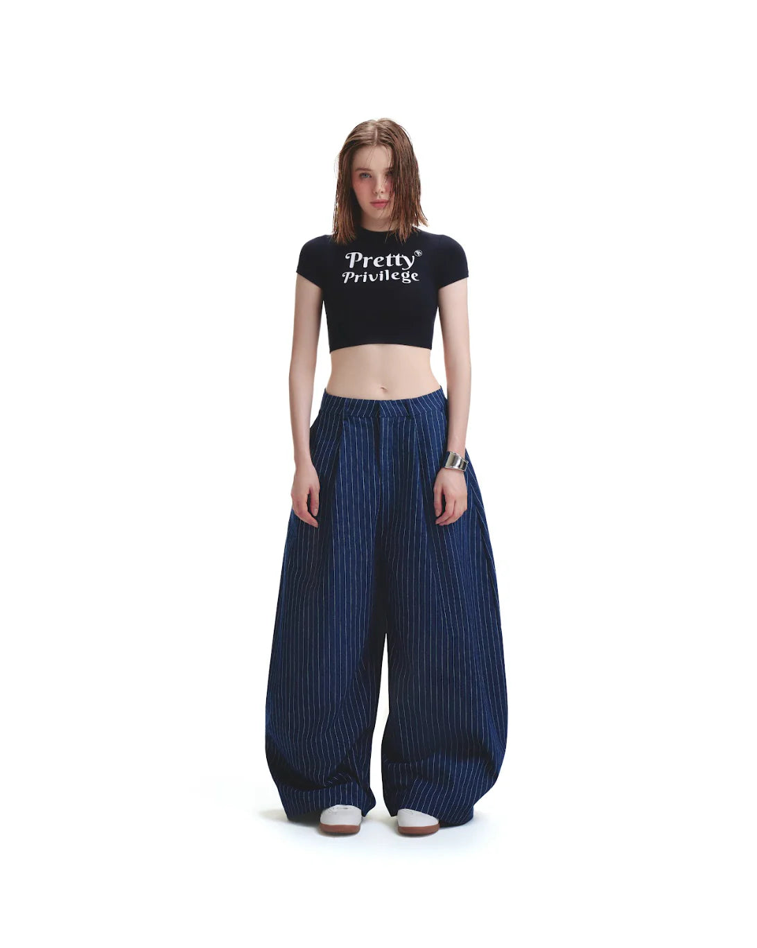 navy-stripes-pants push push astoud