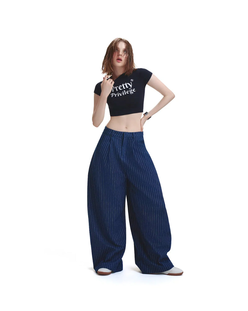navy-stripes-pants push push astoud