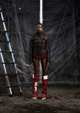 None See Through Oversized Jacket Tatichu Astoud
