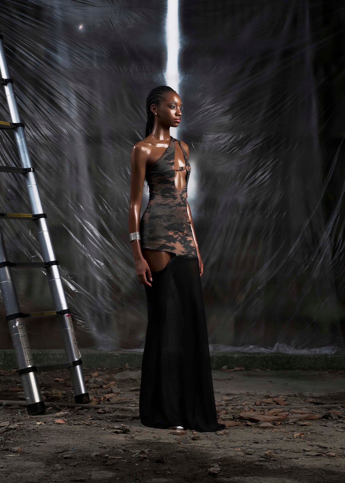 NONE Cut Out maxi Dress Tatichu Astoud