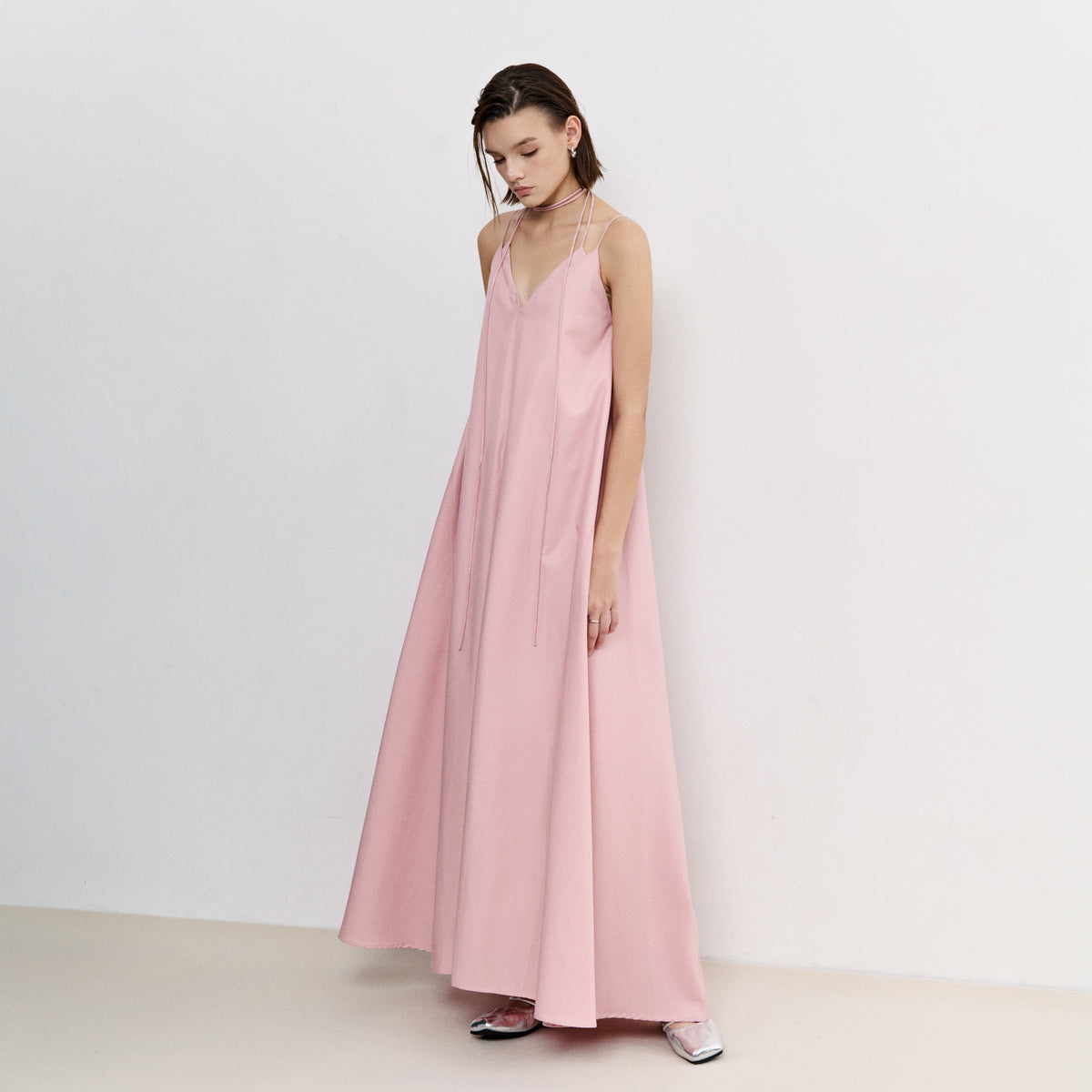 khaite-dress-pink astoud ain