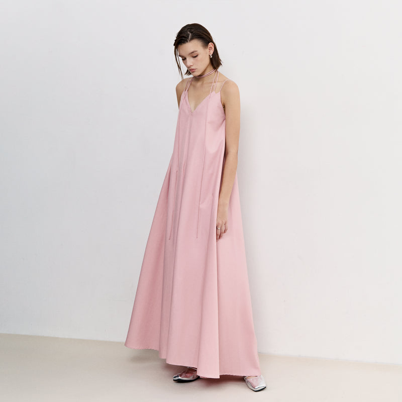 khaite-dress-pink astoud ain