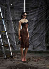 None Midi Mesh Dress Tatichu Astoud