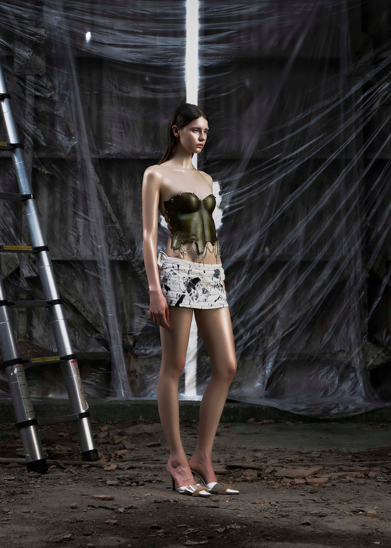 NONE CHAIN BELT 3D CORSET