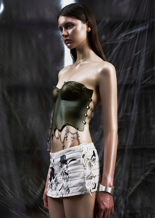 NONE CHAIN BELT 3D CORSET