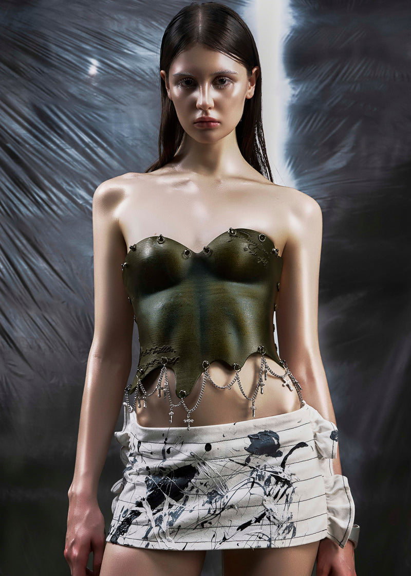 NONE CHAIN BELT 3D CORSET