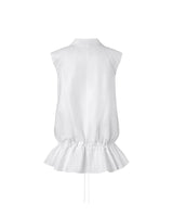 NONE SLEEVELESS DROP WAIST DRESS - WHITE