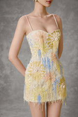 SOL APPLIQUE SET (MINI DRESS + WINGED CAPE)