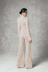 PEARLY LACE TOP & PANTS SET