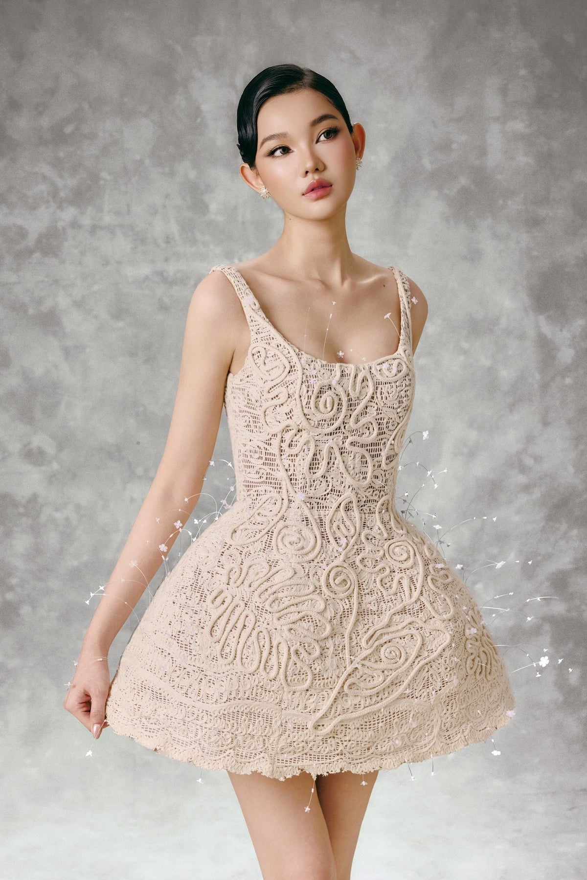 BLOSSOMME LACE DRESS