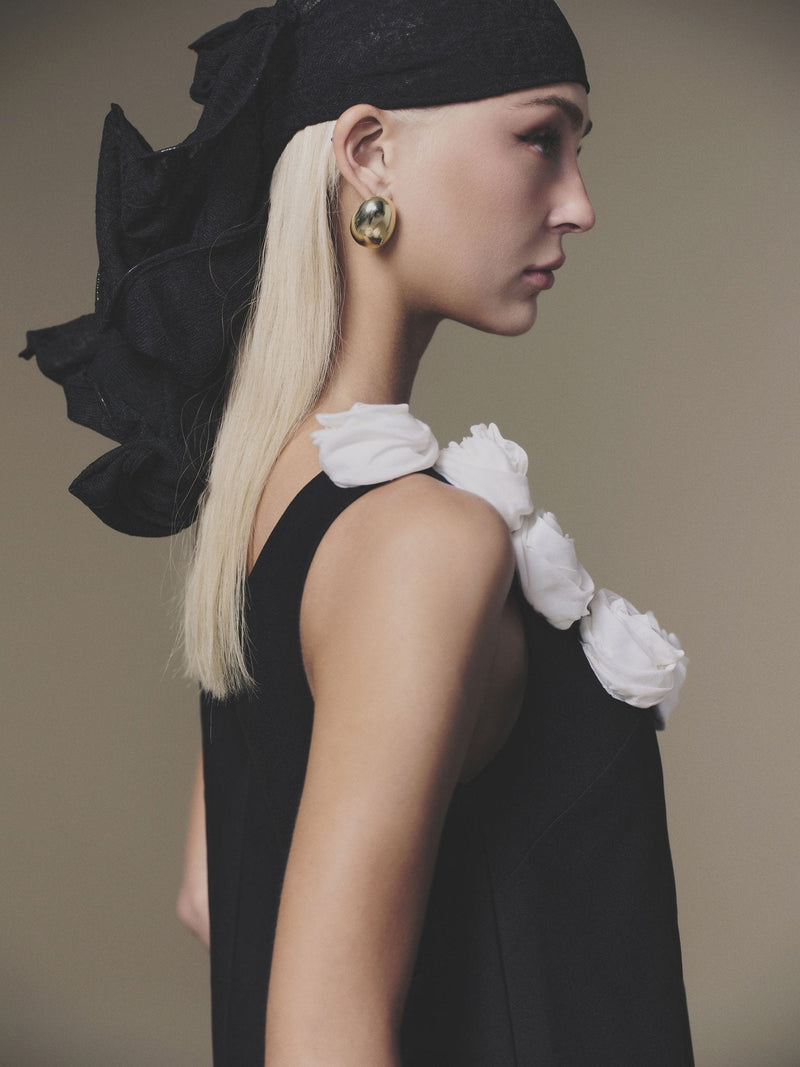 BLACK ROSELLIA DRESS
