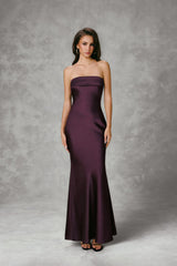 SATIN MAXI DRESS