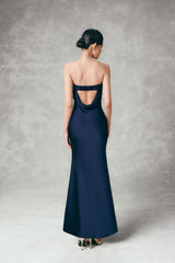 SATIN MAXI DRESS