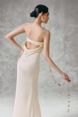 SATIN MAXI DRESS