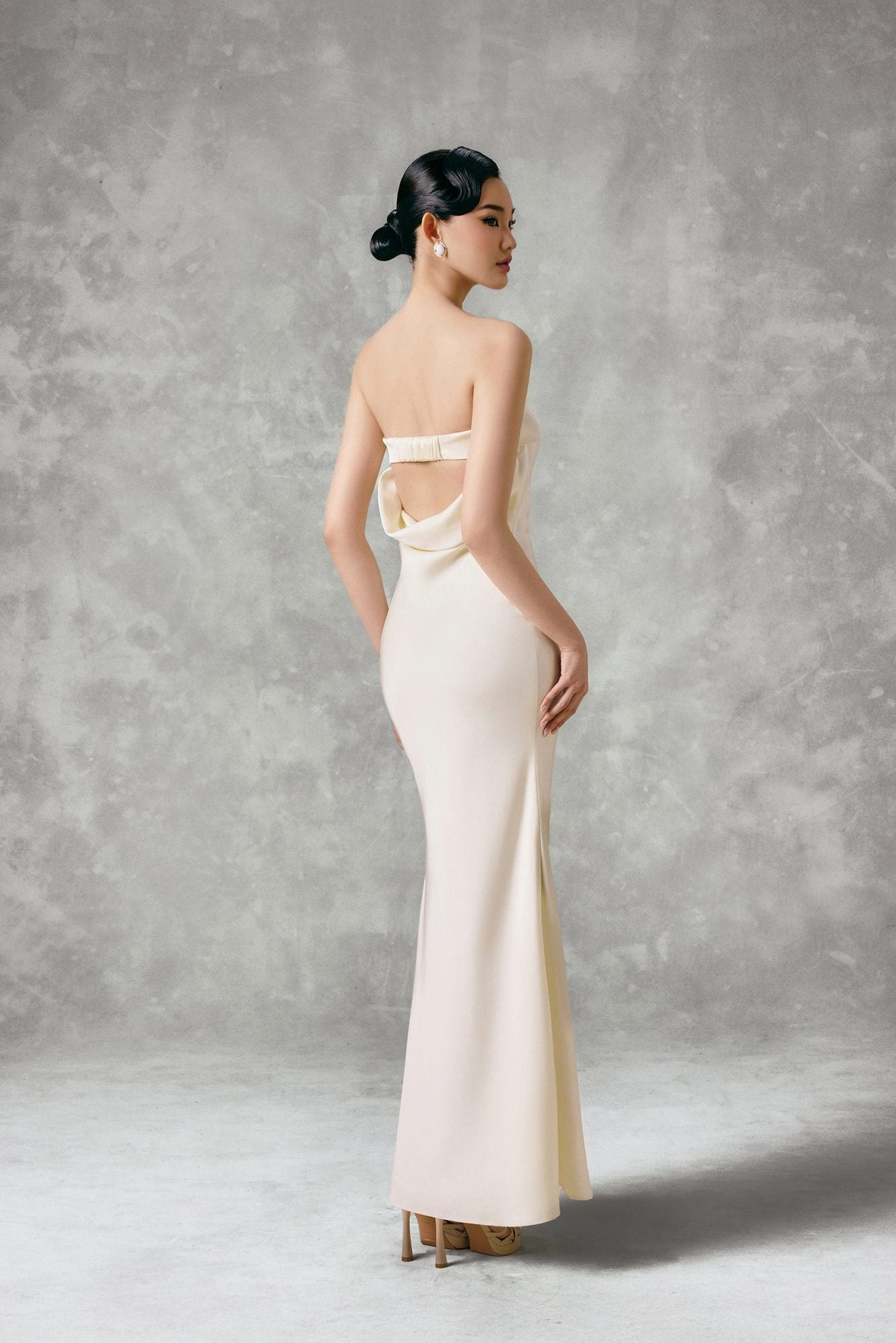 SATIN MAXI DRESS