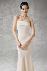 SATIN MAXI DRESS