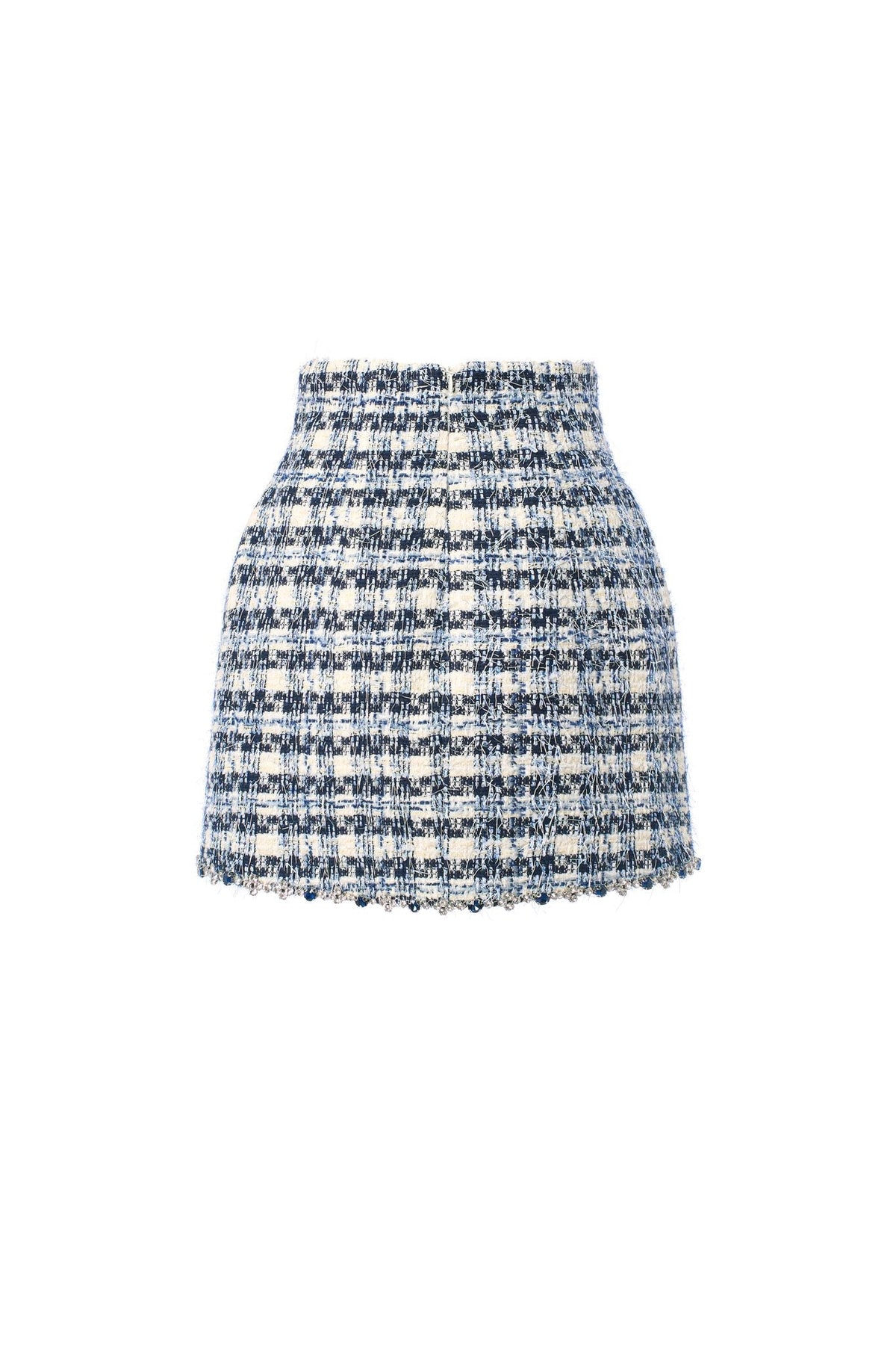 GINGHAM GEM BLAZER & SKIRT SET