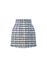 GINGHAM GEM BLAZER & SKIRT SET
