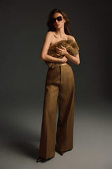 MINIMAL WIDE-LEG PANTS