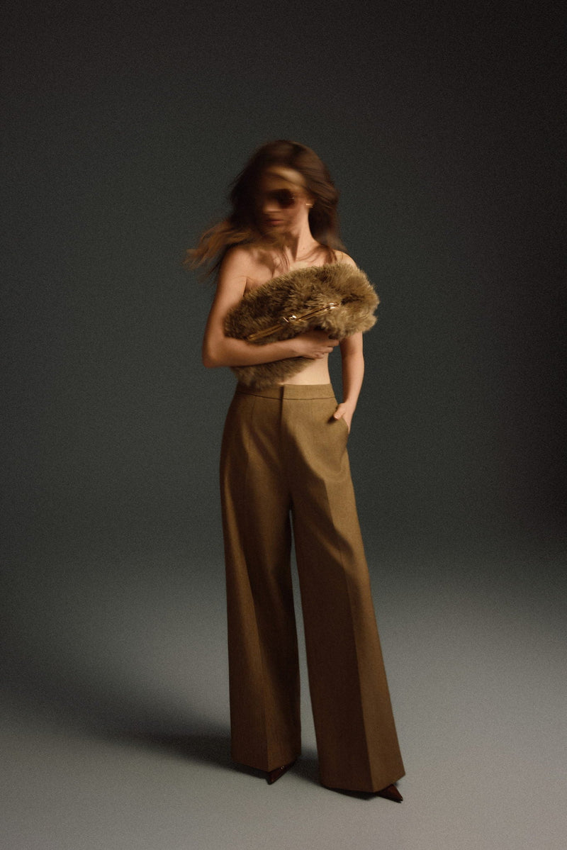 MINIMAL WIDE-LEG PANTS