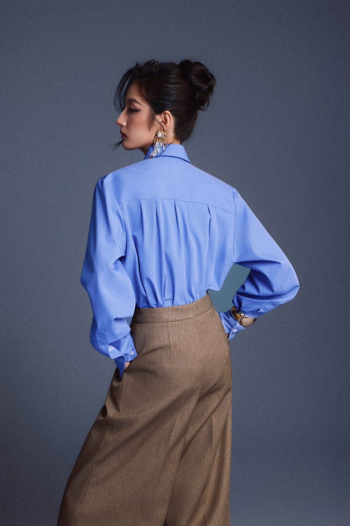 MINIMAL WIDE-LEG PANTS