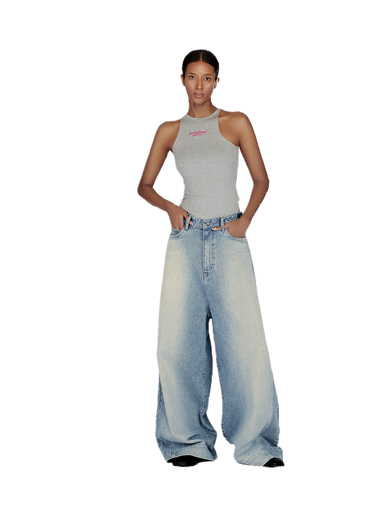bleached-button-baggy-jeans laminapparel® astoud